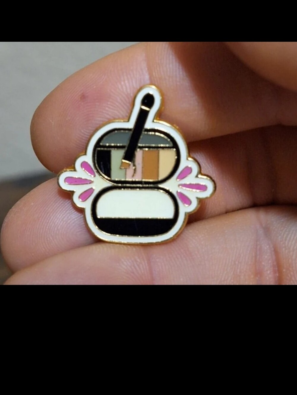 Sephora Makeup Pallet Enamel Pin.